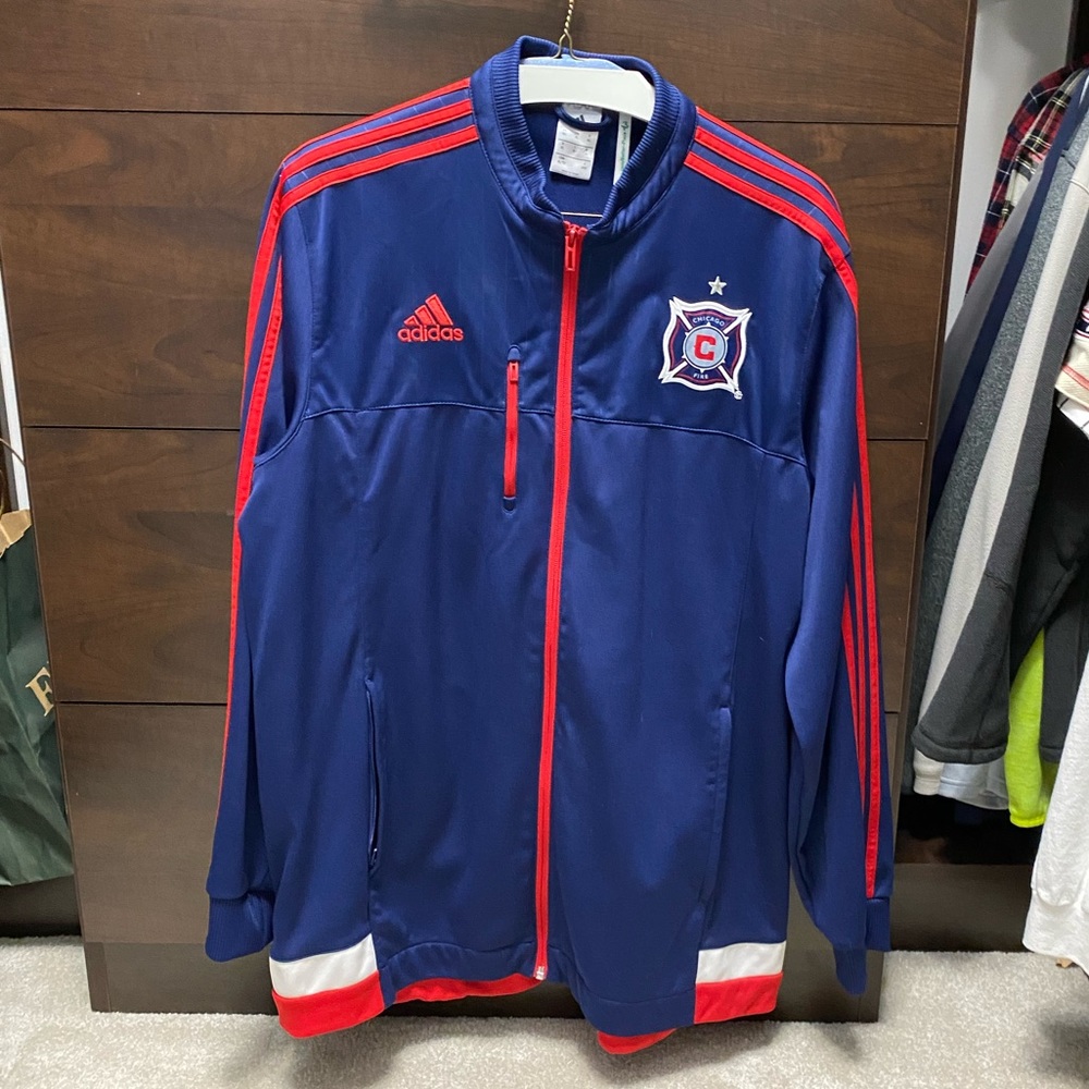 Chicago Fire zip up jacket XL